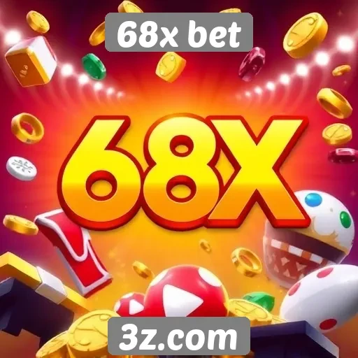 Variedade de jogos oferecidos pela 68x bet